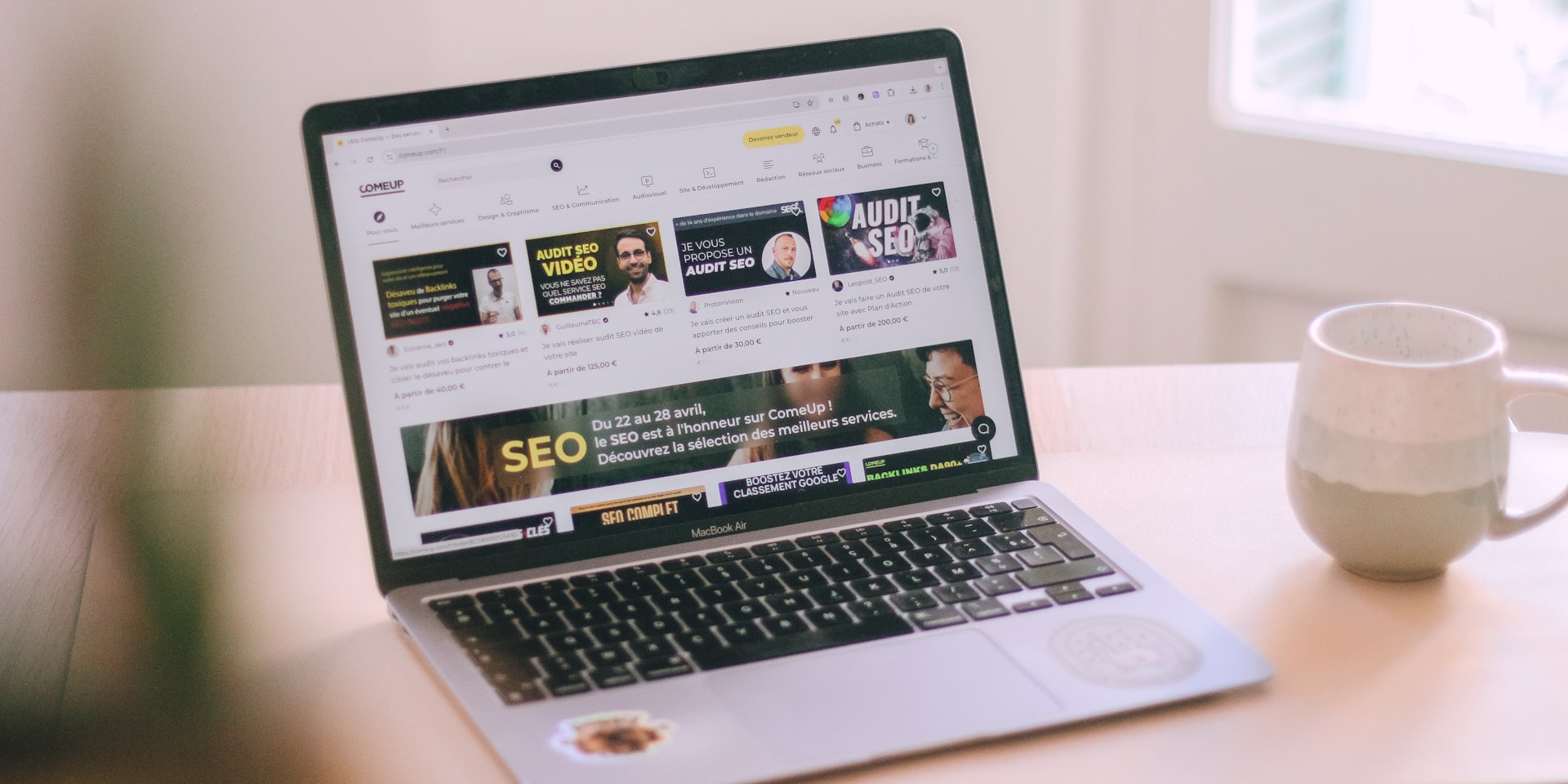 Site web d’artisan créé par Créelio Création de site web professionnel pour artisan menuisier par Créelio